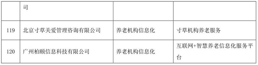 《智慧健康養老服務(wù)推廣目錄（2020年版）》公示(圖8)