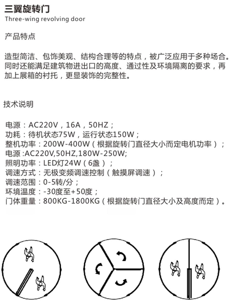 兩翼、三翼、四翼旋轉門(mén)：青島恒達自動(dòng)門(mén)(圖4)