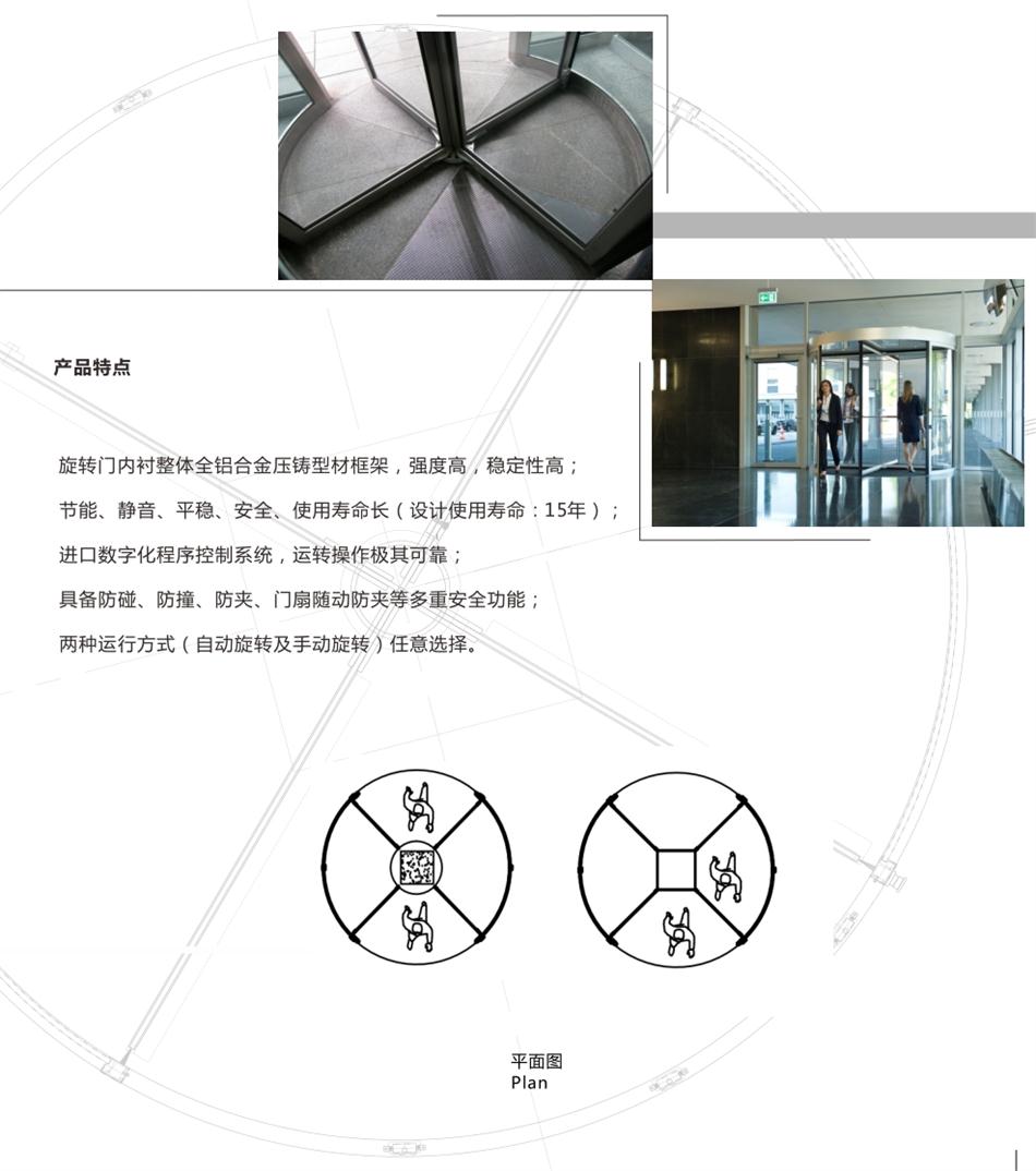 兩翼、三翼、四翼旋轉門(mén)：青島恒達自動(dòng)門(mén)(圖6)