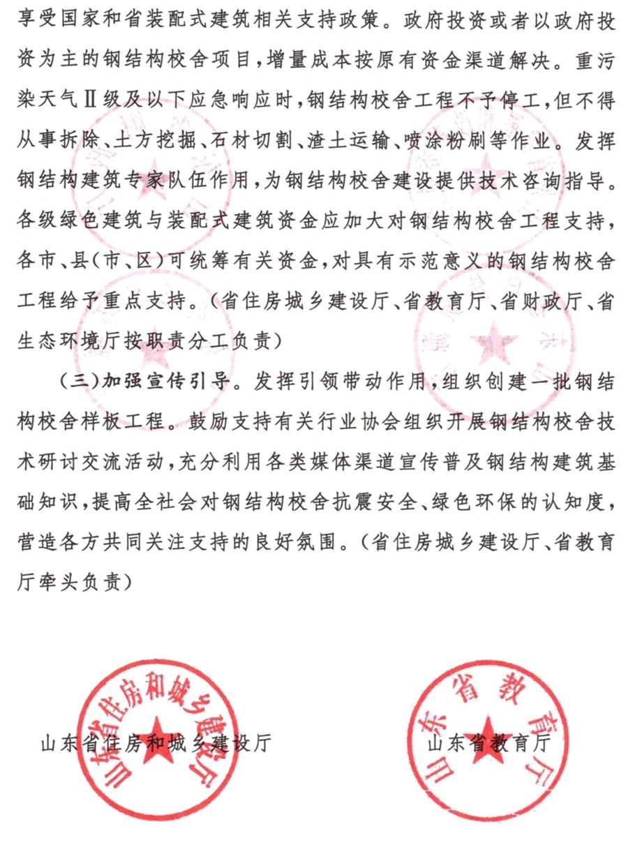 鋼結構校舍建設 政策扶持知多少！(圖5)